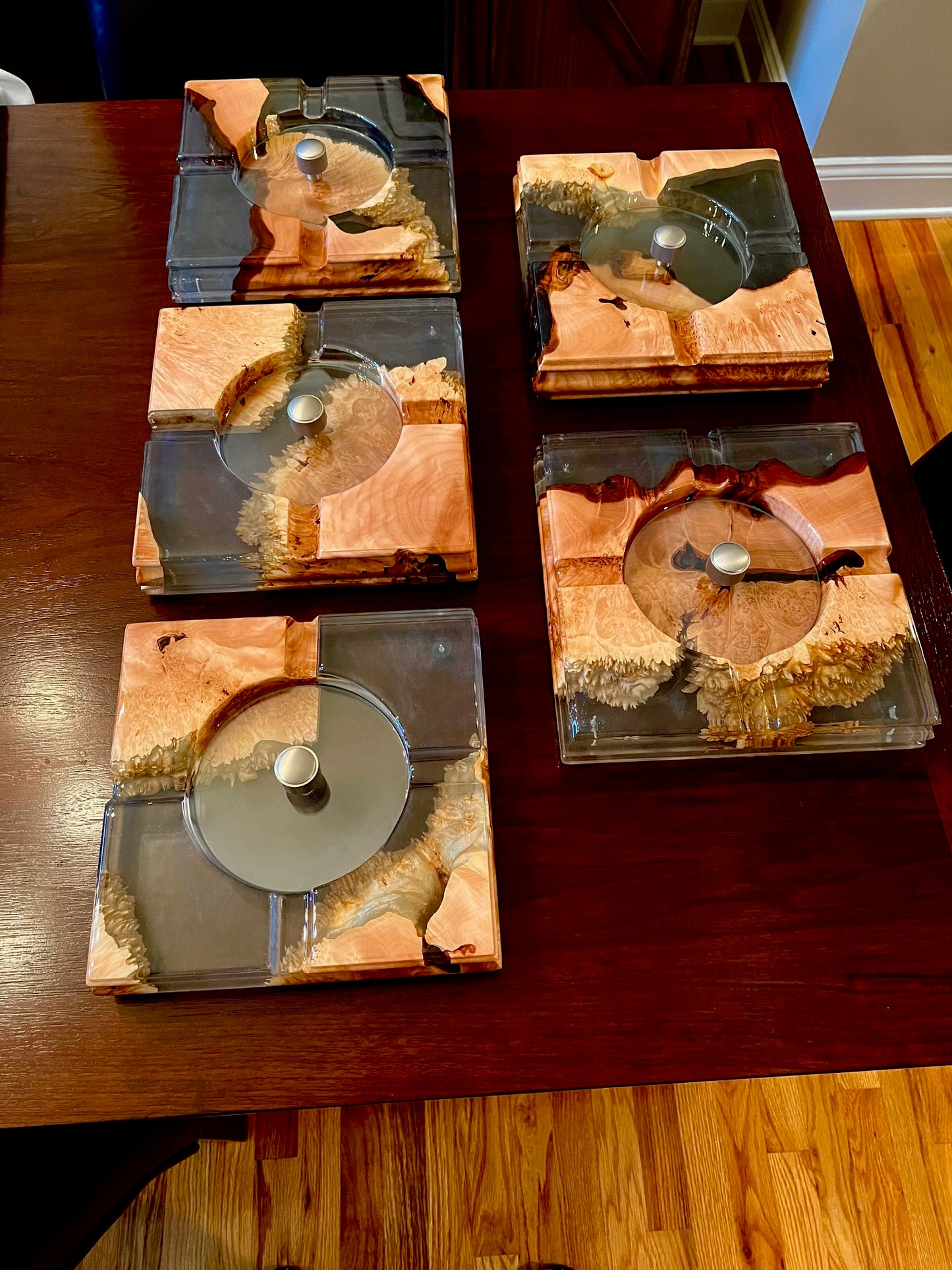 Luxury Cigar Ashtray 11" x 11" x 2”