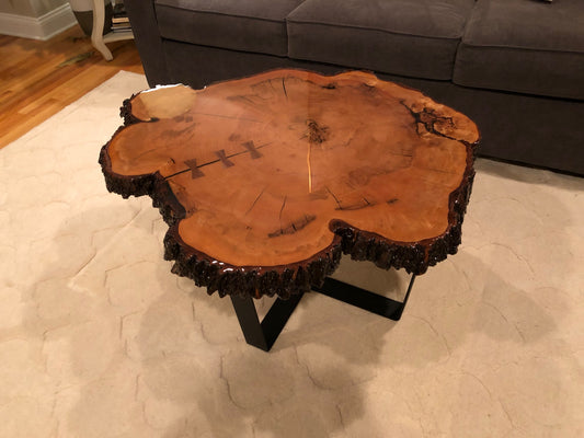 Oak Cookie Coffee Table