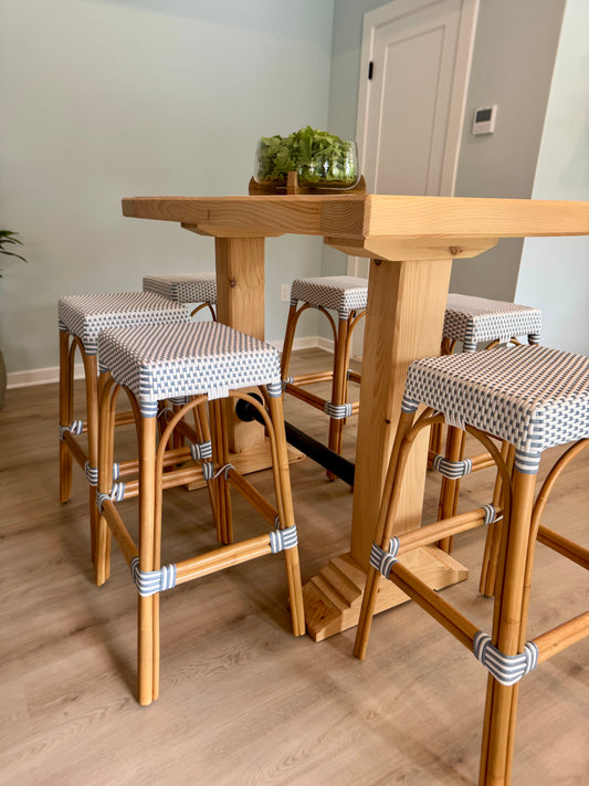 High Top Reclaimed Pine Table