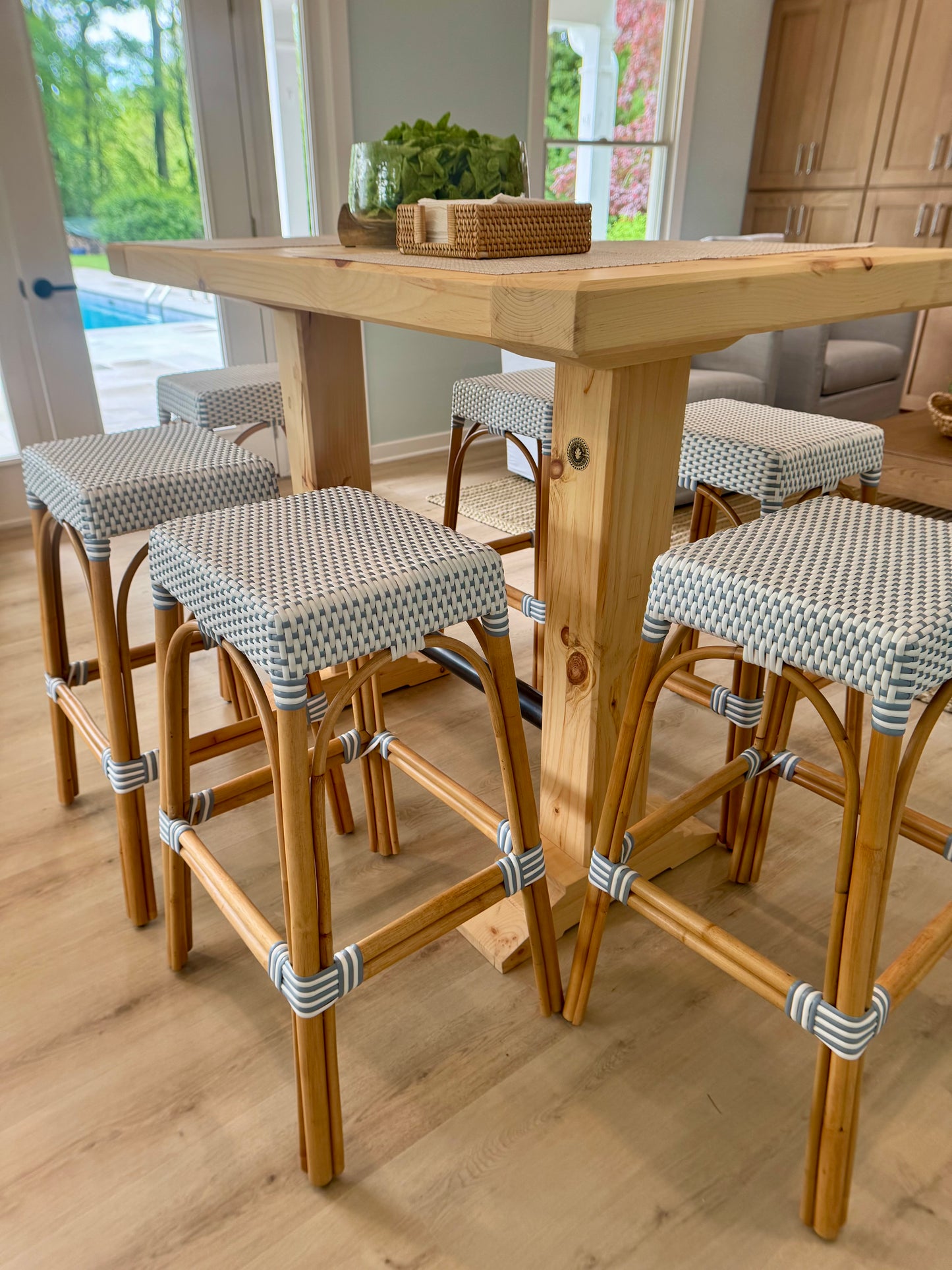 High Top Reclaimed Pine Table
