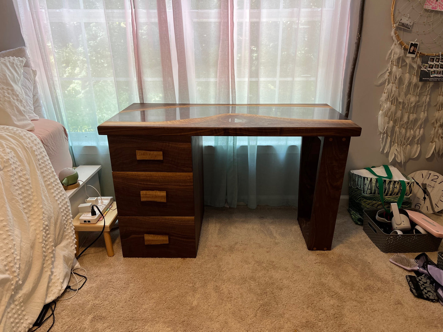American Black Walnut River Desk