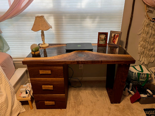 American Black Walnut River Desk