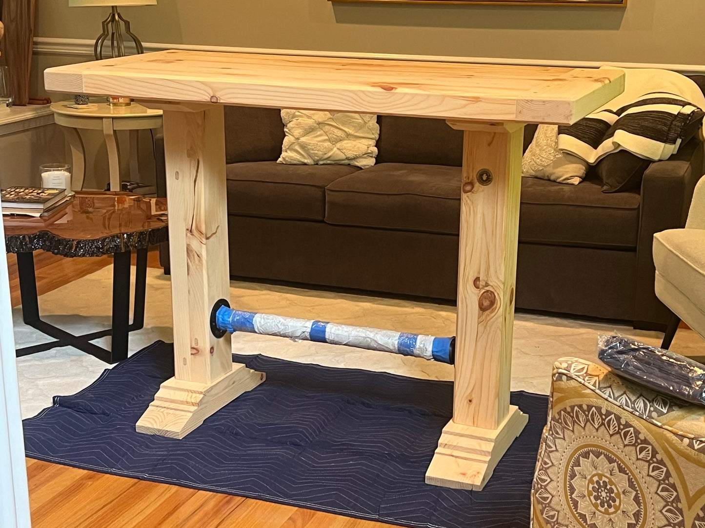 High Top Reclaimed Pine Table